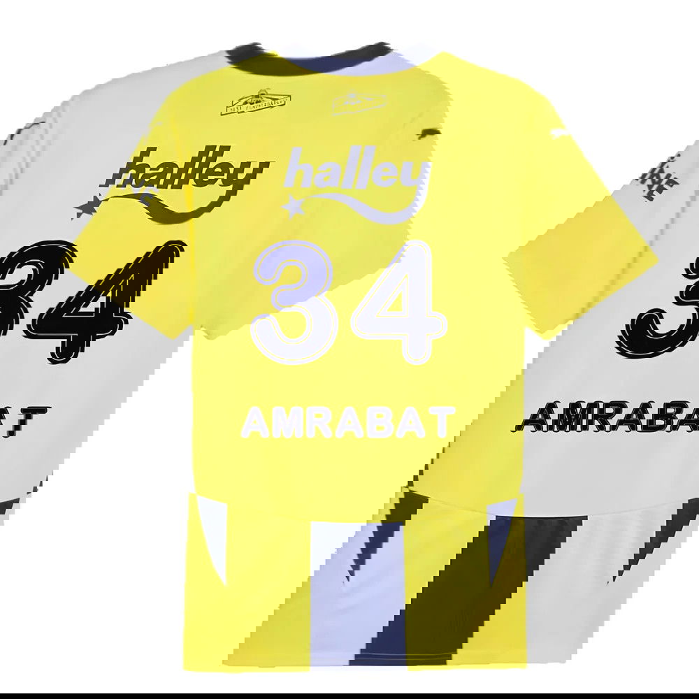 2024-2025 Fenerbahce Home Shirt (Amrabat 34)