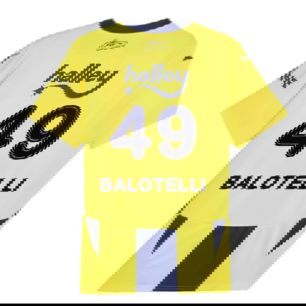 2024-2025 Fenerbahce Home Shirt (Balotelli 49)