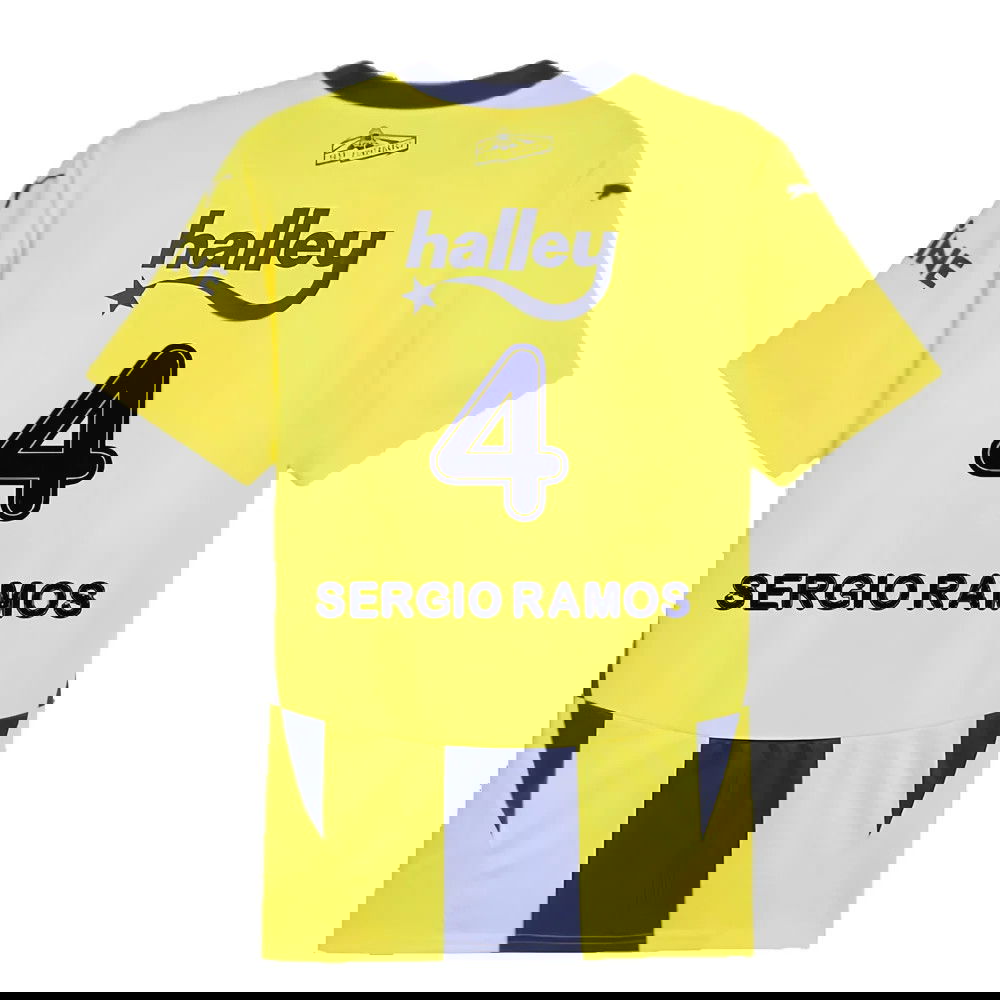 2024-2025 Fenerbahce Home Shirt (Sergio Ramos 4)