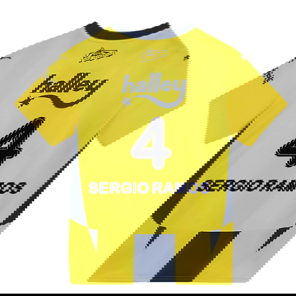 2024-2025 Fenerbahce Home Shirt (Kids) (Sergio Ramos 4)