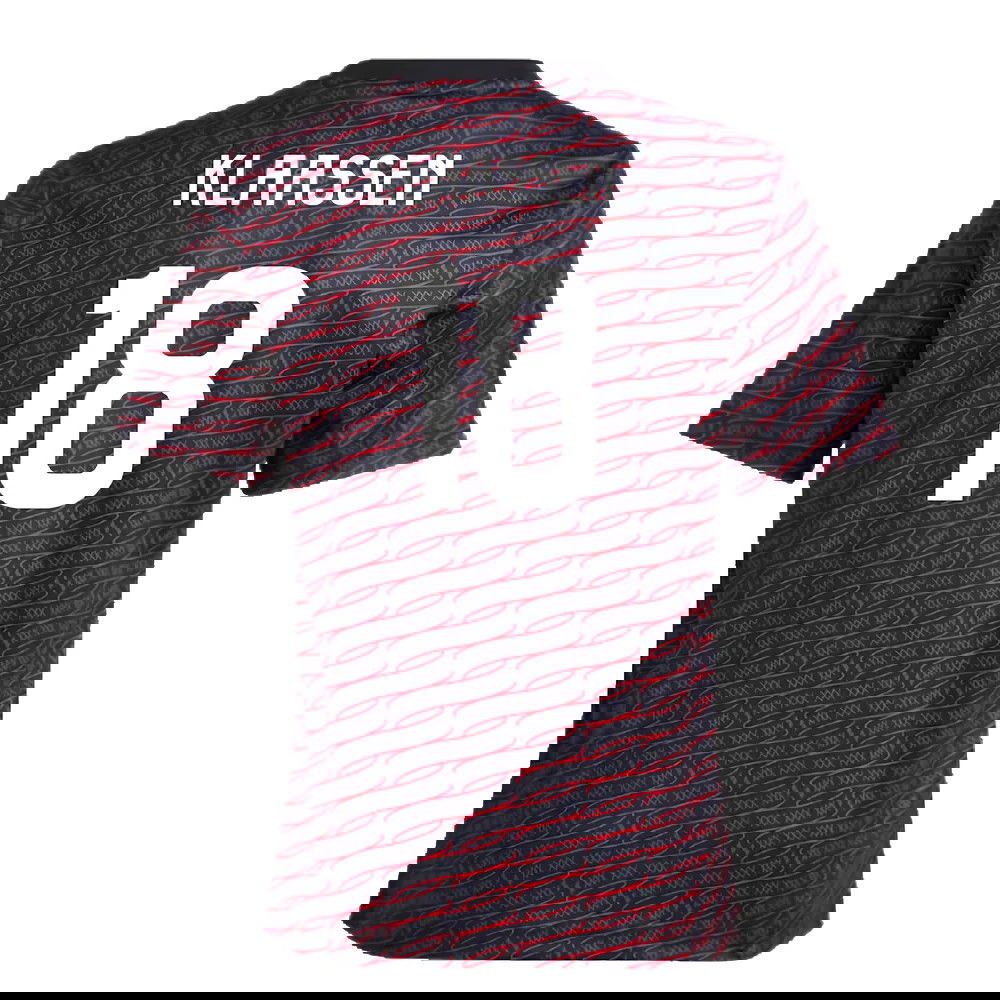 2024-2025 Ajax Pre Match Shirt (Black) - Kids (Klaassen 18)