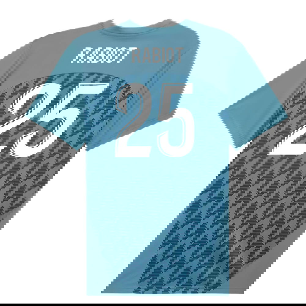 2024-2025 Marseille Pre-Match Shirt (Bold Blue) (Rabiot 25)