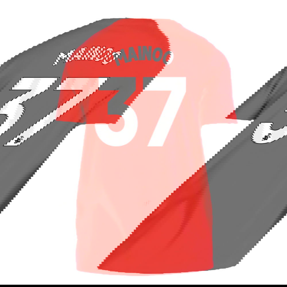 2024-2025 Man Utd DNA Tee (Red) (Mainoo 37)