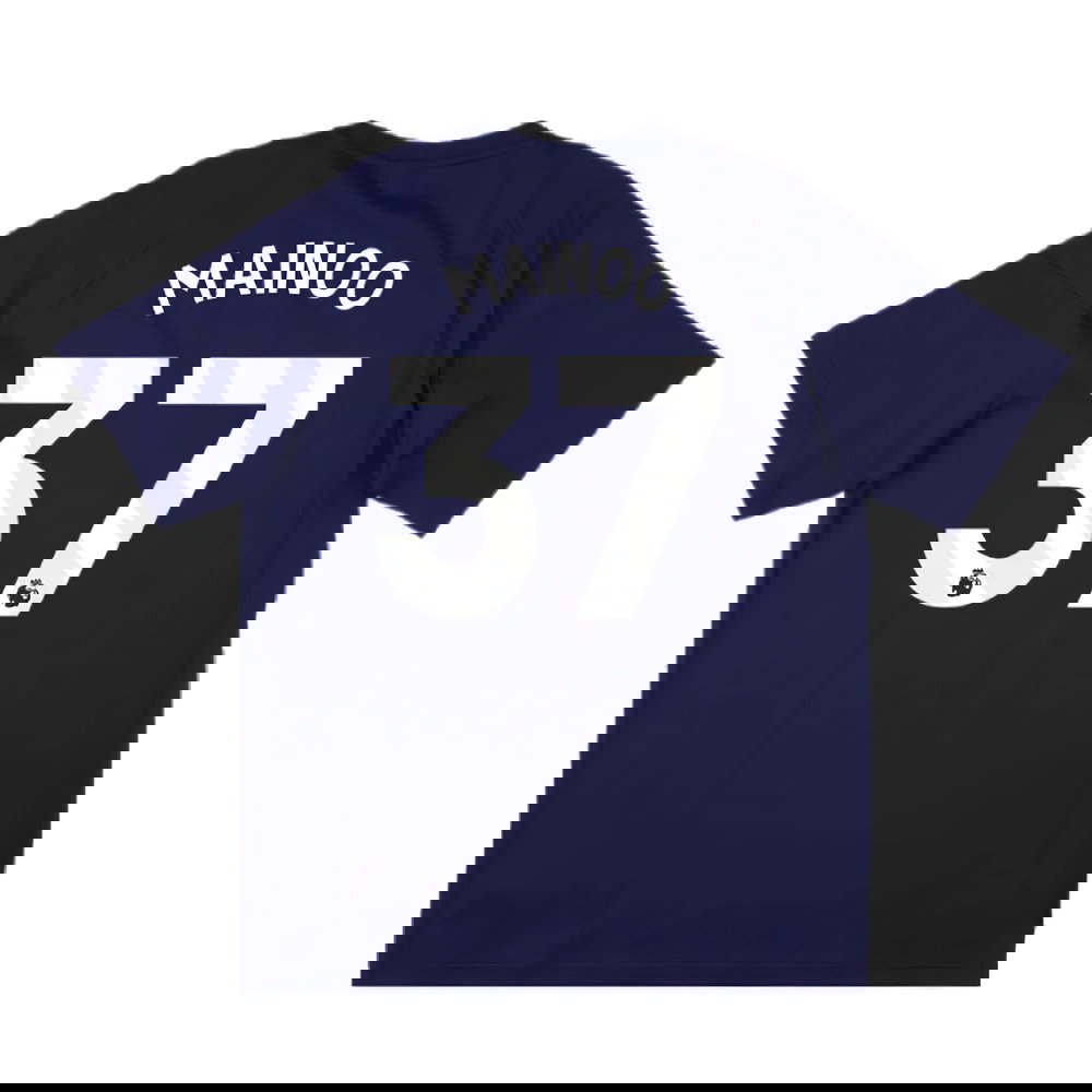 2024-2025 Man Utd Training Tee (Night Indigo) (Mainoo 37)