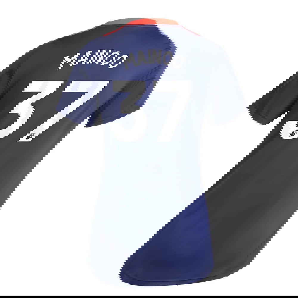 2024-2025 Man Utd Training Jersey (Night Indigo) - Womens (Mainoo 37)