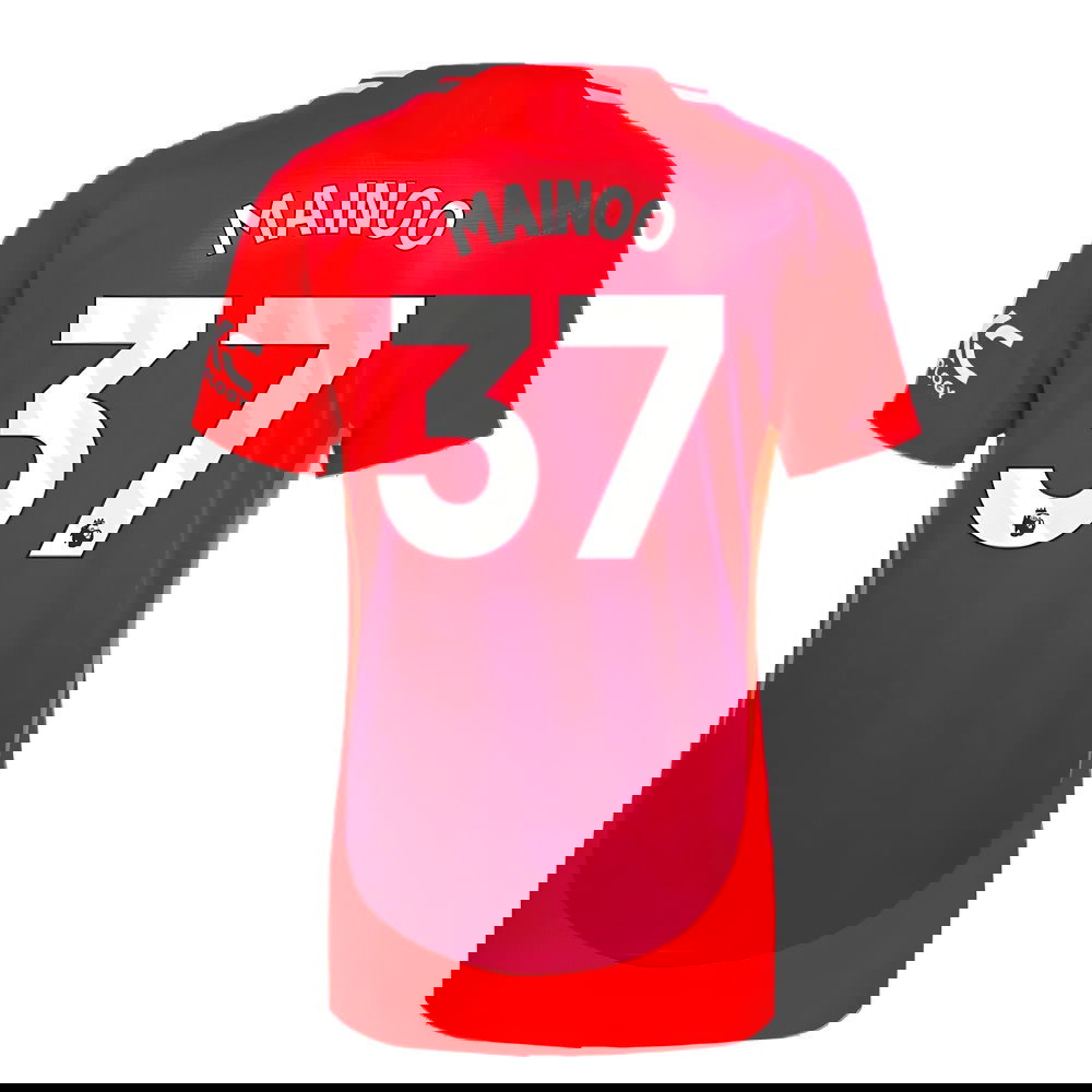 2024-2025 Man Utd Authentic Home Shirt (Womens) (Mainoo 37)