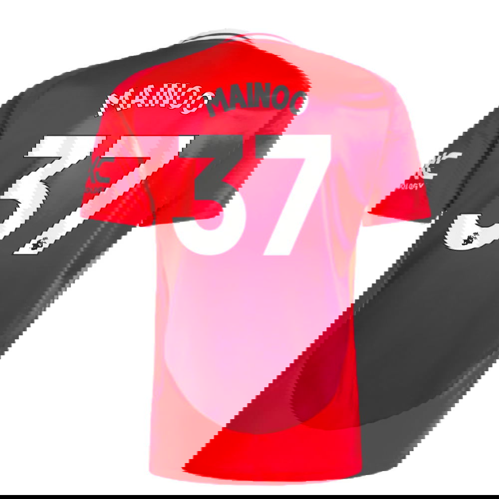 2024-2025 Man Utd Home Shirt (Mainoo 37)