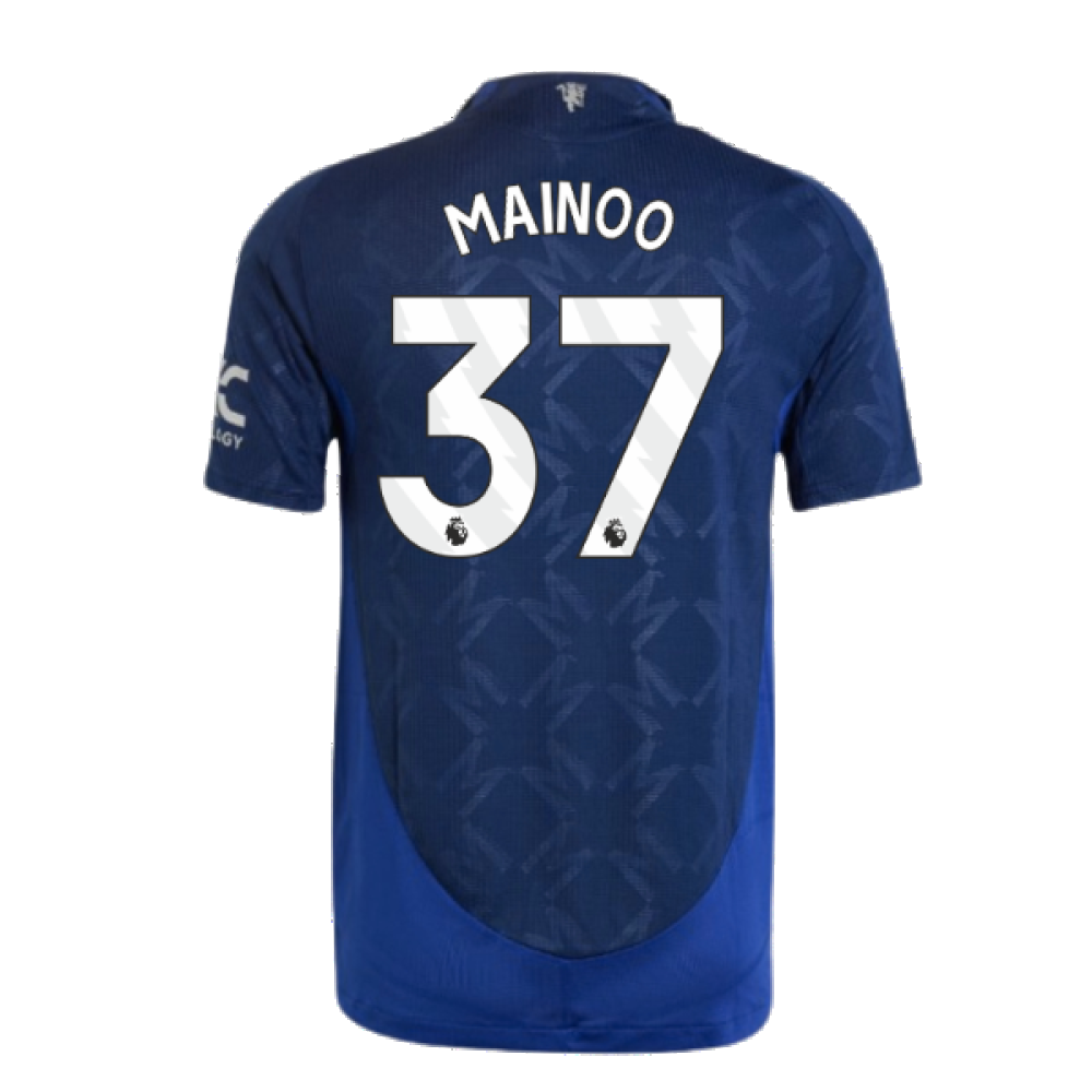 2024-2025 Man Utd Authentic Away Shirt (Mainoo 37)