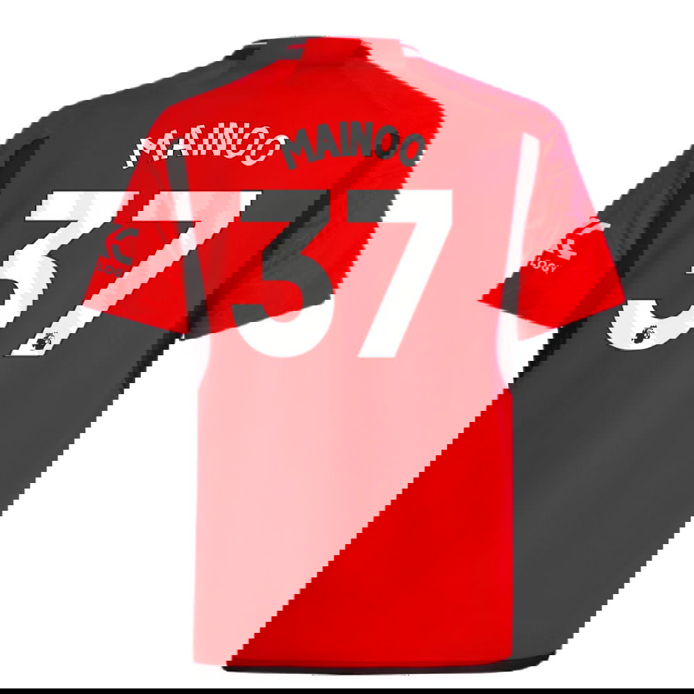 2023-2024 Man Utd Home Shirt (Kids) (Mainoo 37)