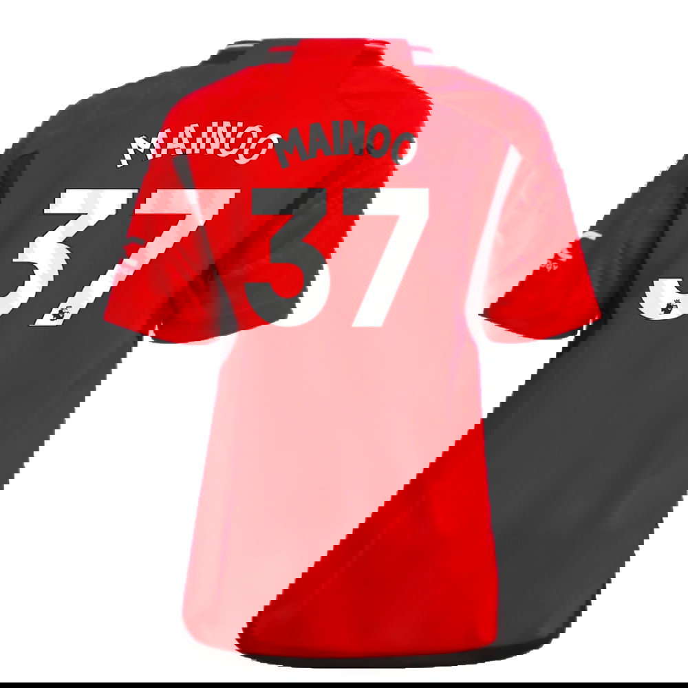 2023-2024 Man Utd Home Mini Kit (Mainoo 37)