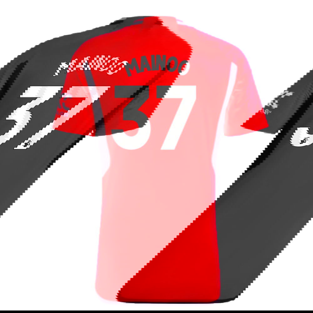 2023-2024 Man Utd Home Shirt (Mainoo 37)