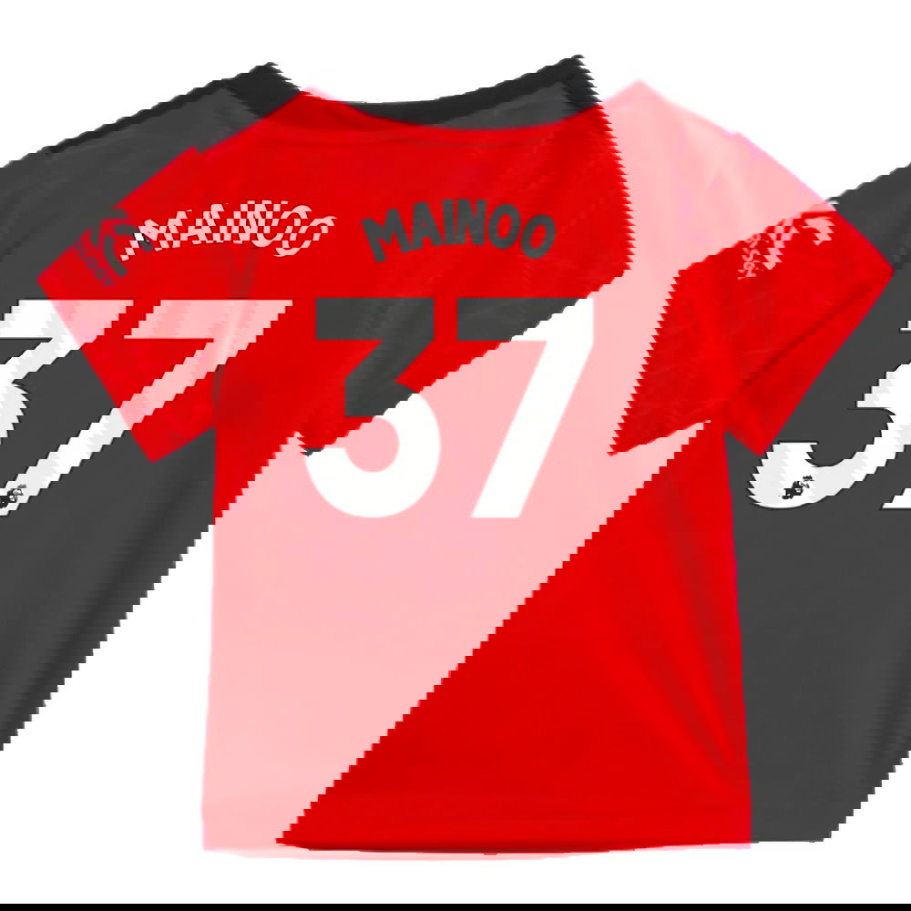 2023-2024 Man Utd Home Baby Kit (Mainoo 37)