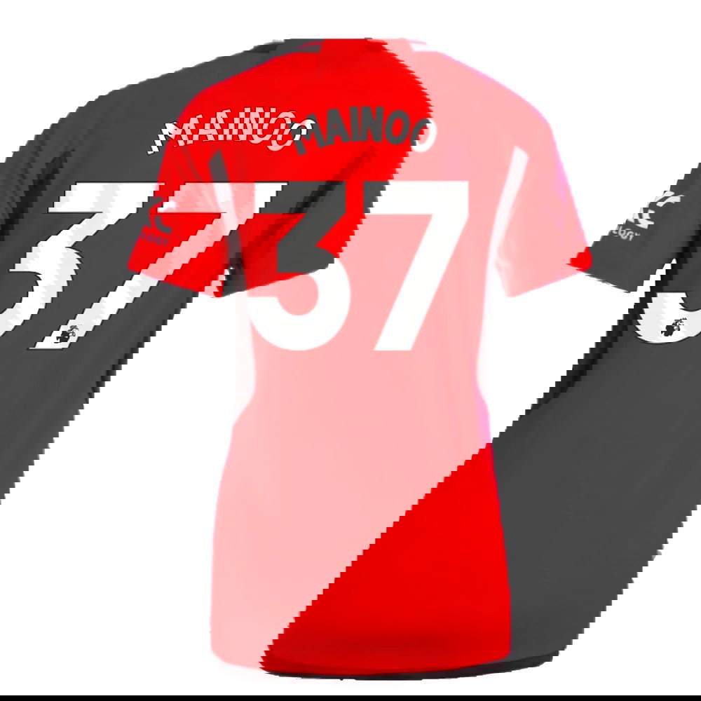 2023-2024 Man Utd Home Shirt (Ladies) (Mainoo 37)