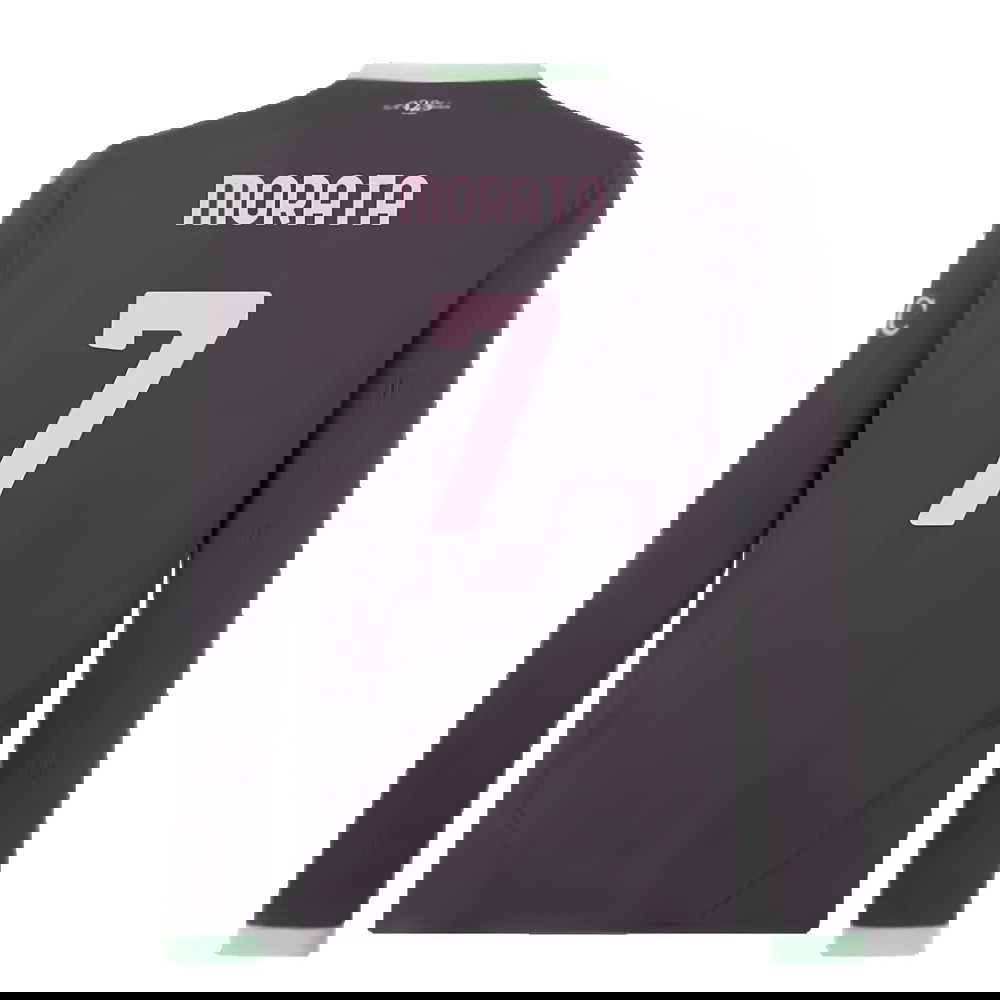 2024-2025 AC Milan Third Long Sleeve Shirt (Morata 7)