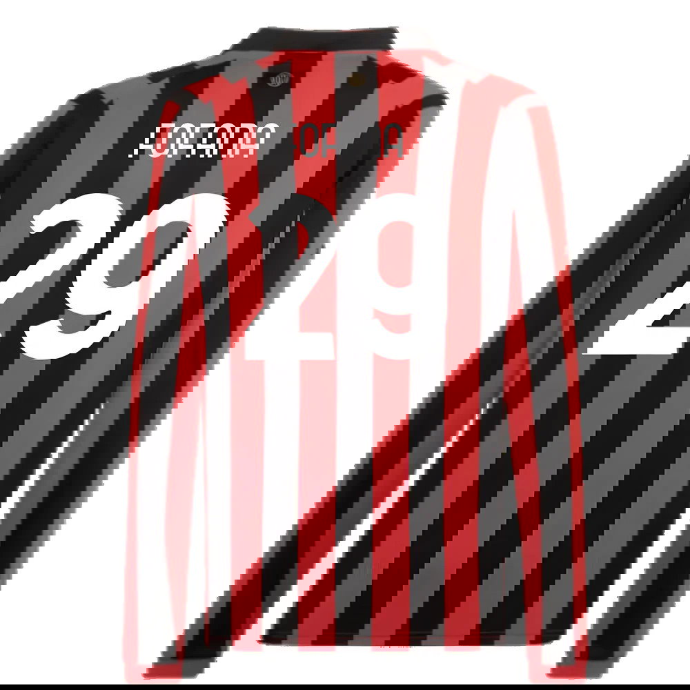 AC Milan 125th Authentic Shirt LS (Black-Red) (Fofana 29)