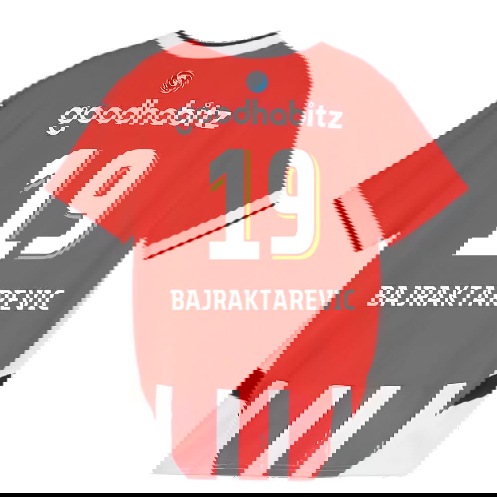 2024-2025 PSV Eindhoven Home Shirt (Kids) (Bajraktarevic 19)