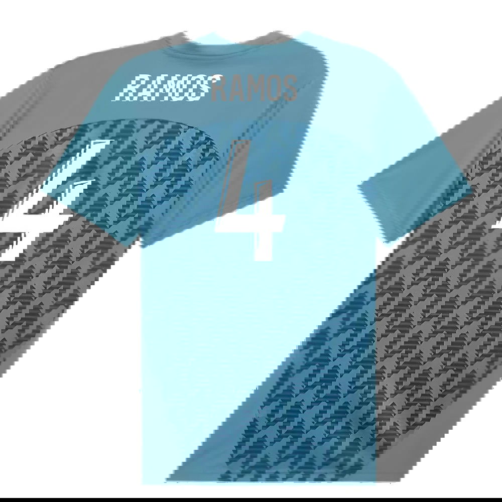 2024-2025 Marseille Pre-Match Shirt (Bold Blue) (Ramos 4)