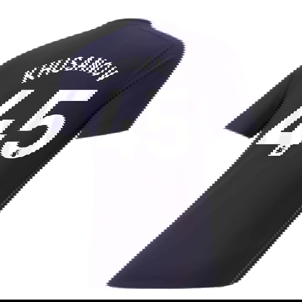 2024-2025 Man City Casuals Tee (Navy) (Khusanov 45)