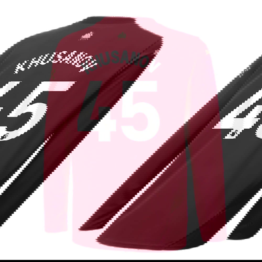 2024-2025 Man City Third Long Sleeve Shirt (Kids) (Khusanov 45)