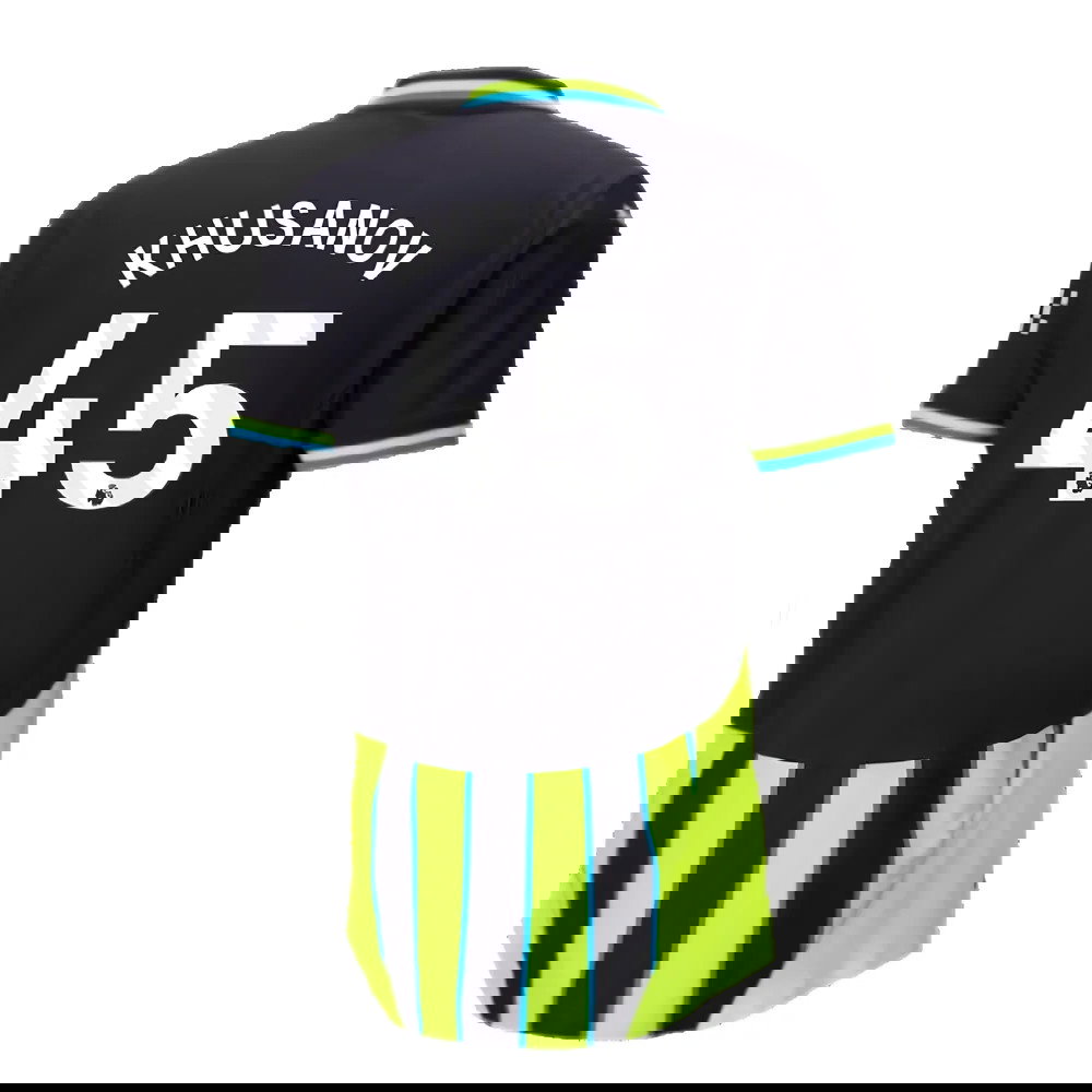 2024-2025 Man City Away Authentic Shirt w/packaging (Khusanov 45)
