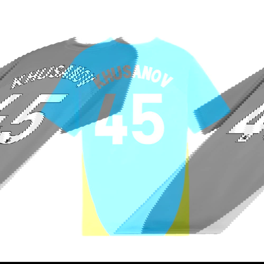 2024-2025 Man City Training Shirt (Magic Blue) - Kids (Khusanov 45)
