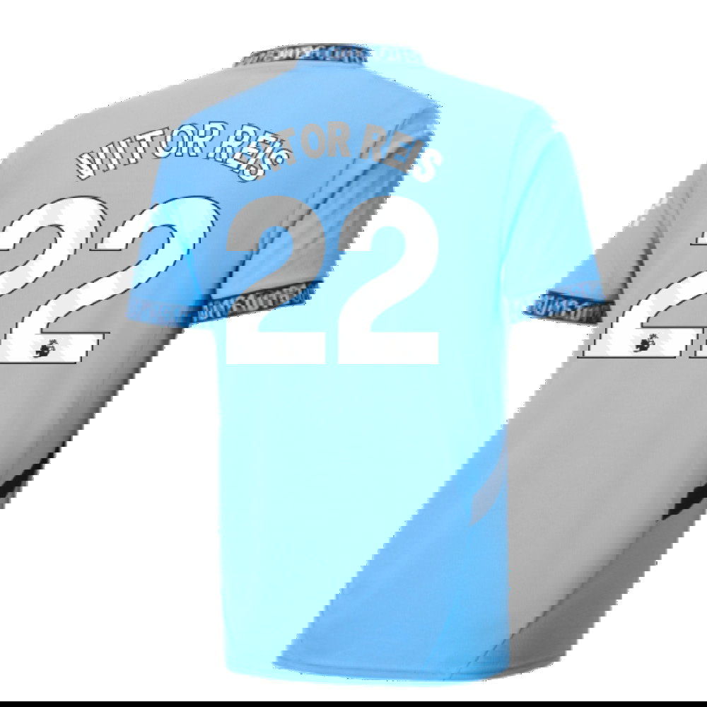 2024-2025 Man City Home Shirt (Vitor Reis 22)