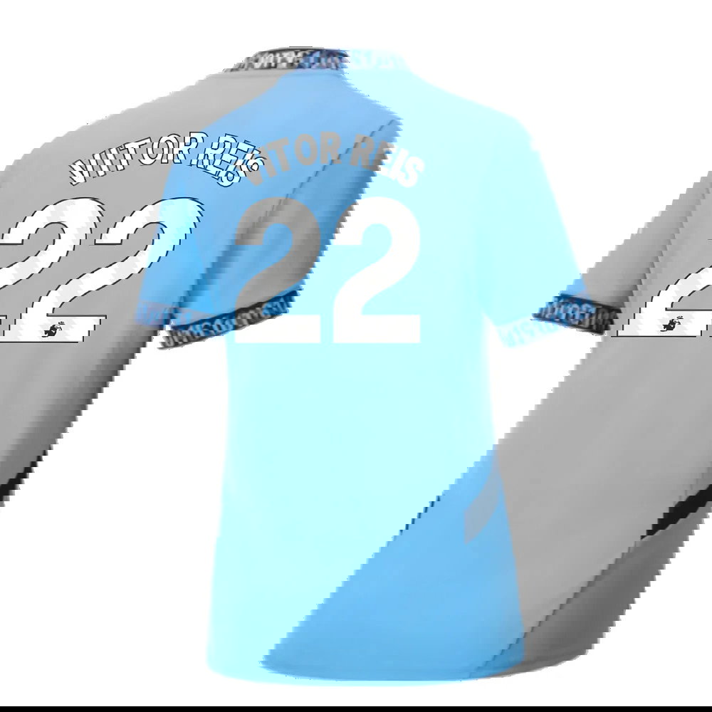 2024-2025 Man City Home Shirt (Womens) (Vitor Reis 22)