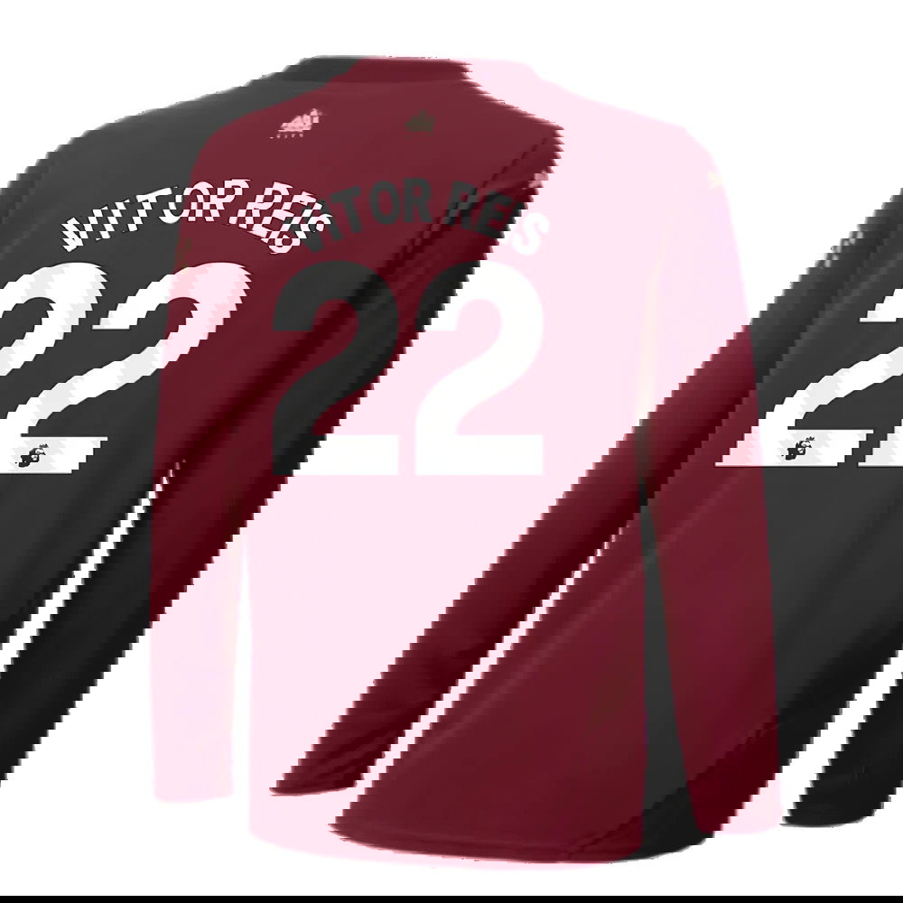 2024-2025 Man City Third Long Sleeve Shirt (Kids) (Vitor Reis 22)