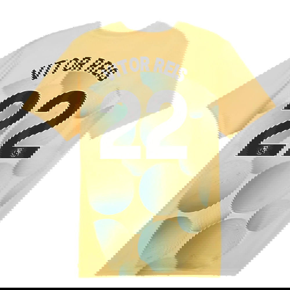 2024-2025 Man City Prematch SS Shirt (Flaxen) (Vitor Reis 22)