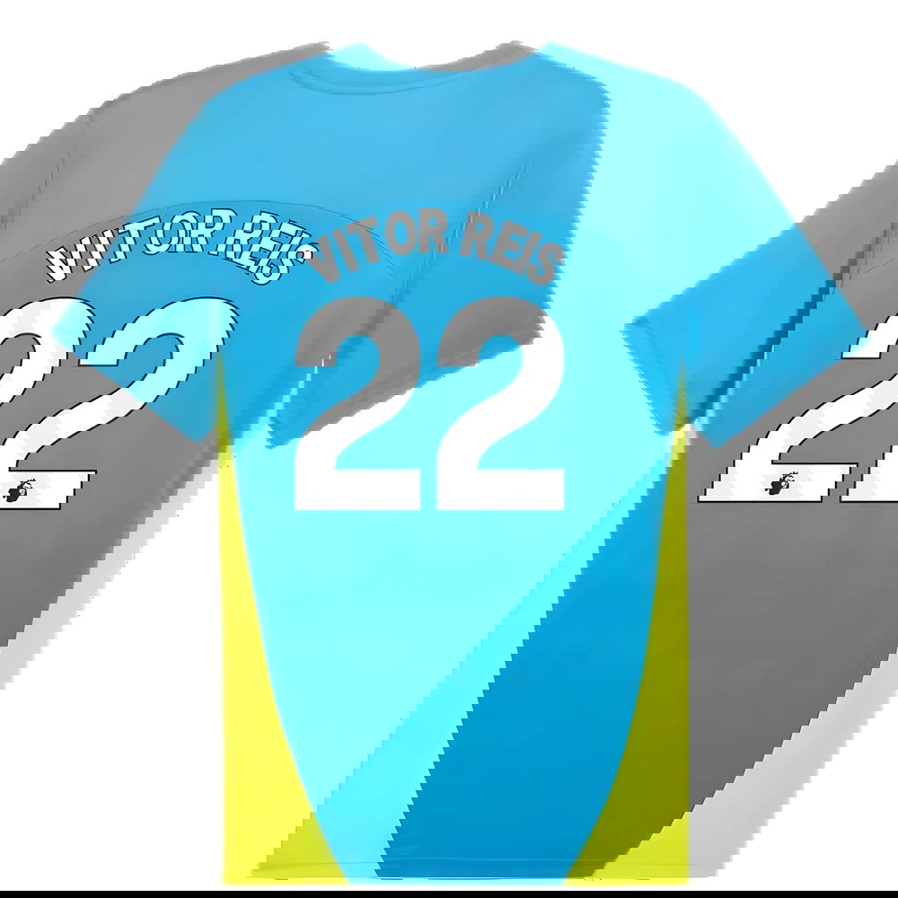 2024-2025 Man City Training Shirt (Magic Blue) (Vitor Reis 22)