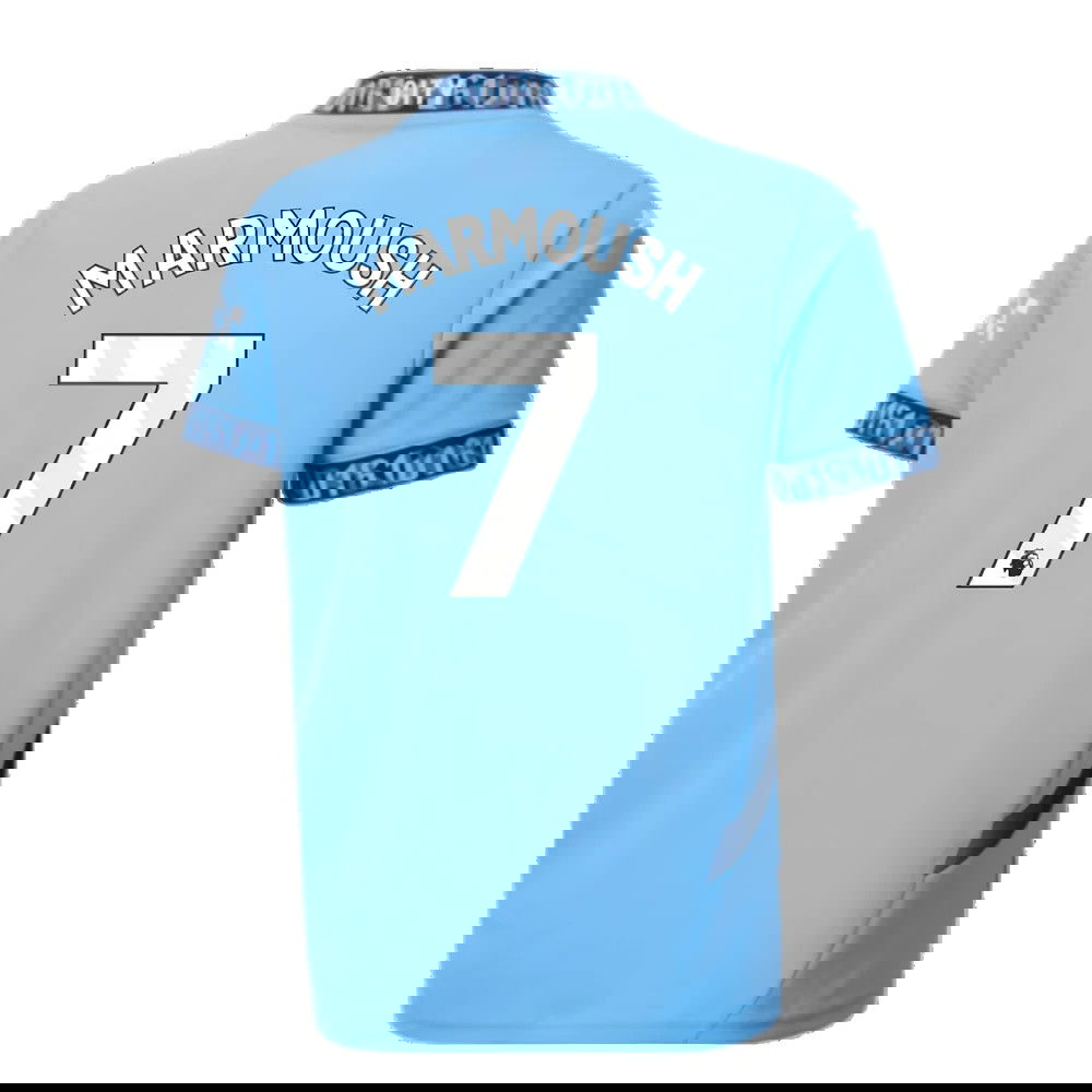 2024-2025 Man City Home Shirt (Kids) (Marmoush 7)