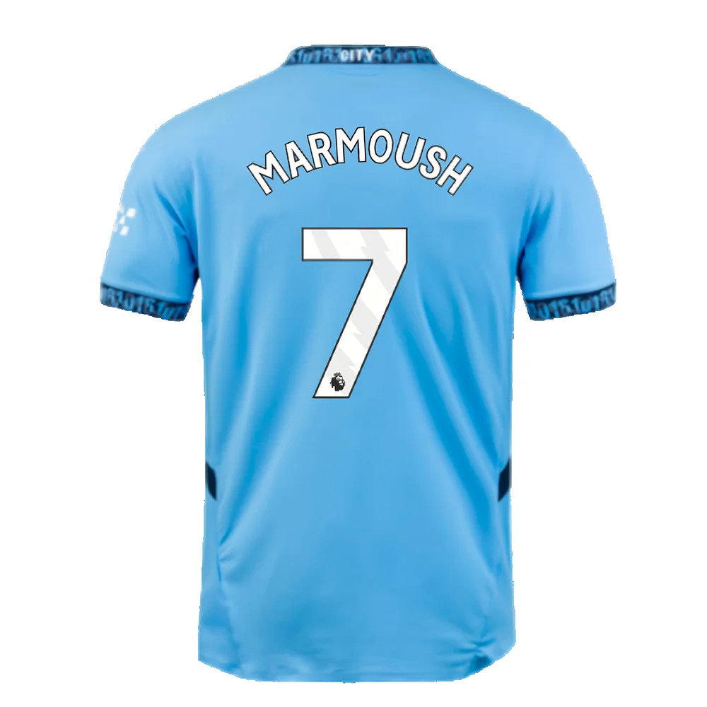 2024-2025 Man City Home Authentic Shirt (Marmoush 7)