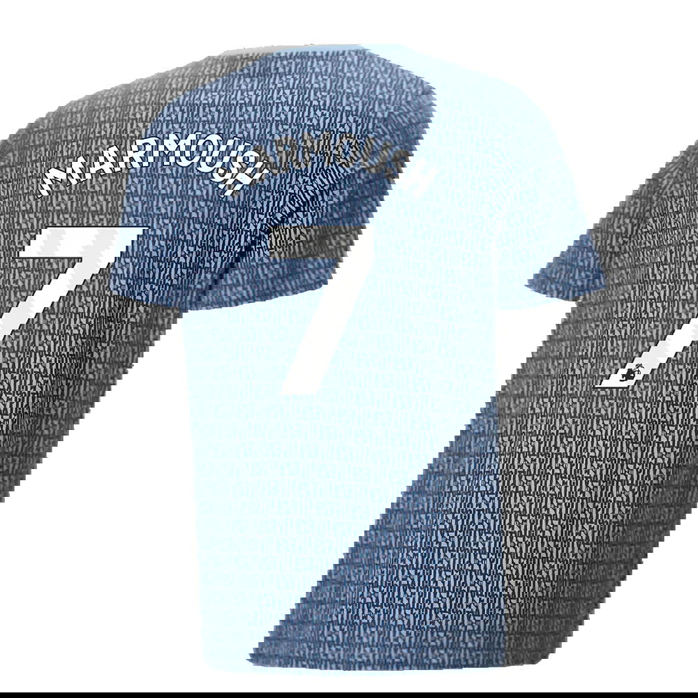 2024-2025 Man City ftblCulture Tee AOP (Navy) - Kids (Marmoush 7)