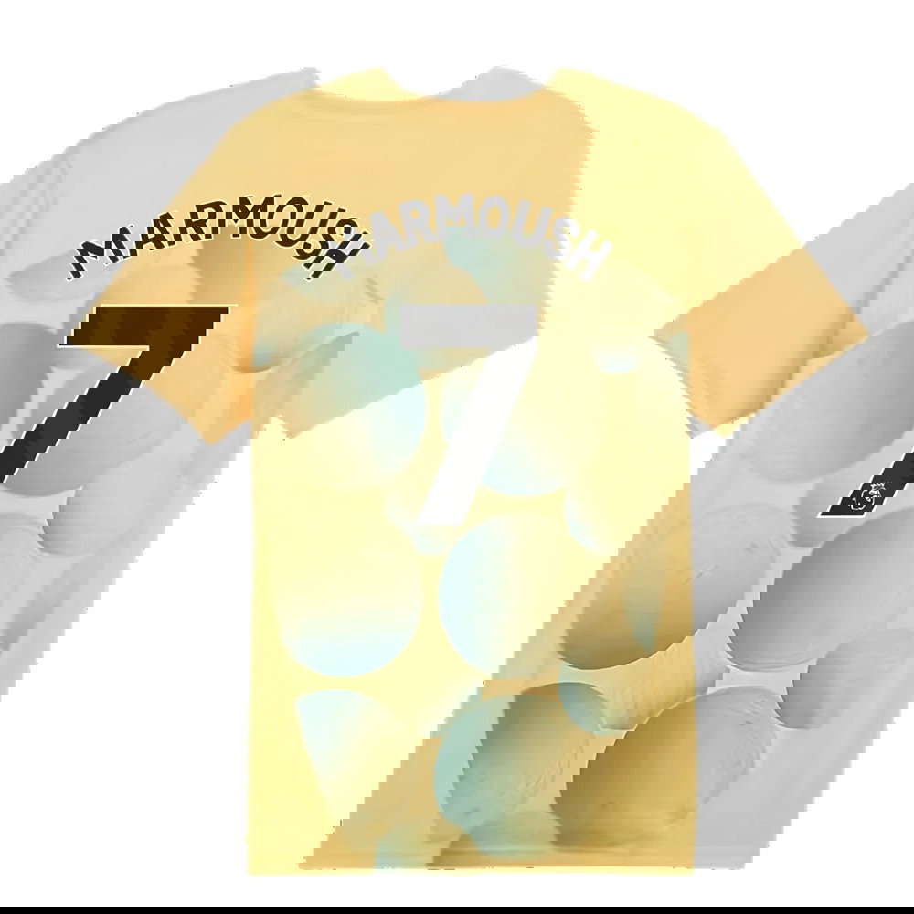 2024-2025 Man City Prematch SS Shirt (Flaxen) (Marmoush 7)