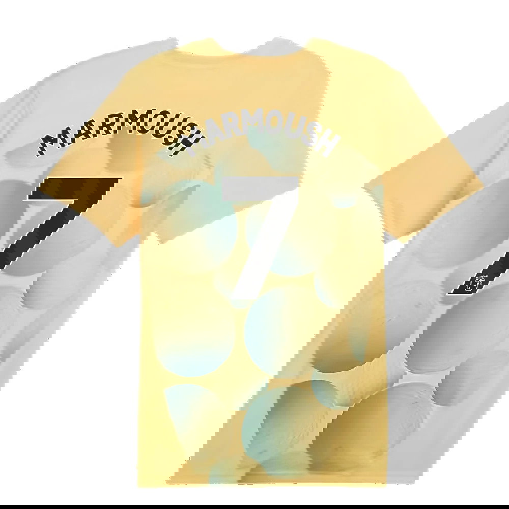 2024-2025 Man City Prematch SS Shirt (Flaxen) - Kids (Marmoush 7)