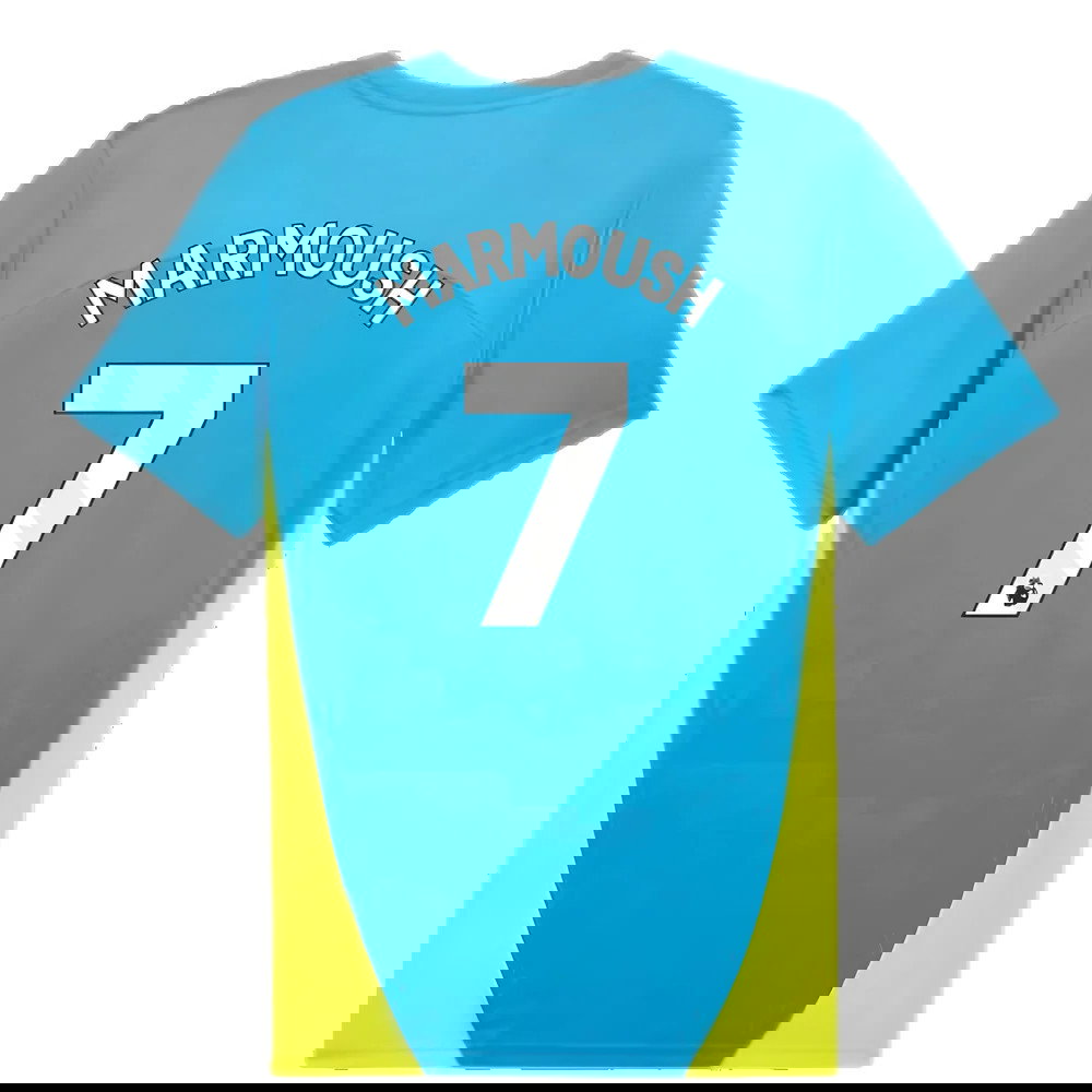 2024-2025 Man City Training Shirt (Magic Blue) (Marmoush 7)