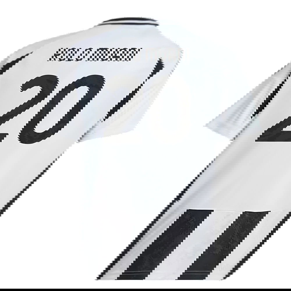 2024-2025 Juventus Home Shirt (Kids) (Kolo Muani 20)