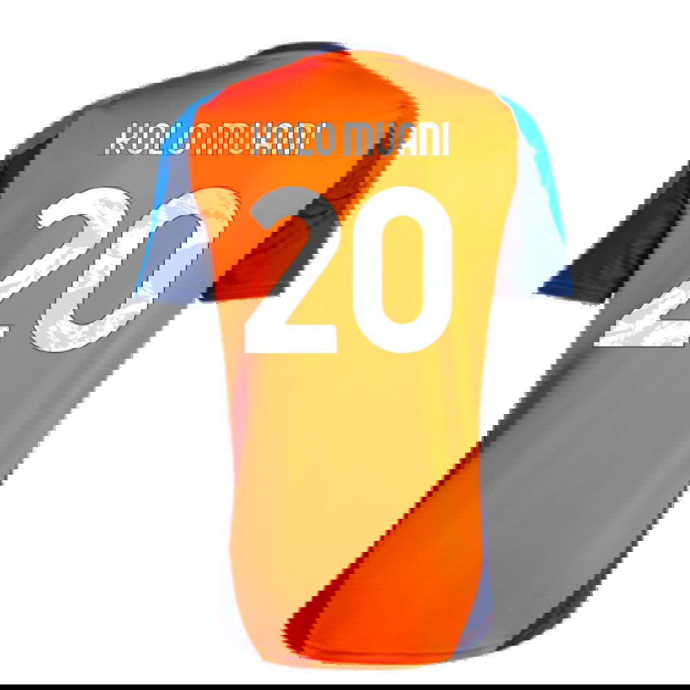2024-2025 Juventus Training Jersey (Orange) (Kolo Muani 20)
