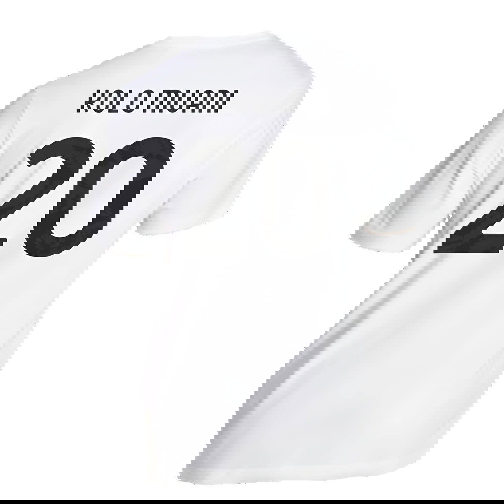 2024-2025 Juventus DNA Graphic Tee (White) (Kolo Muani 20)