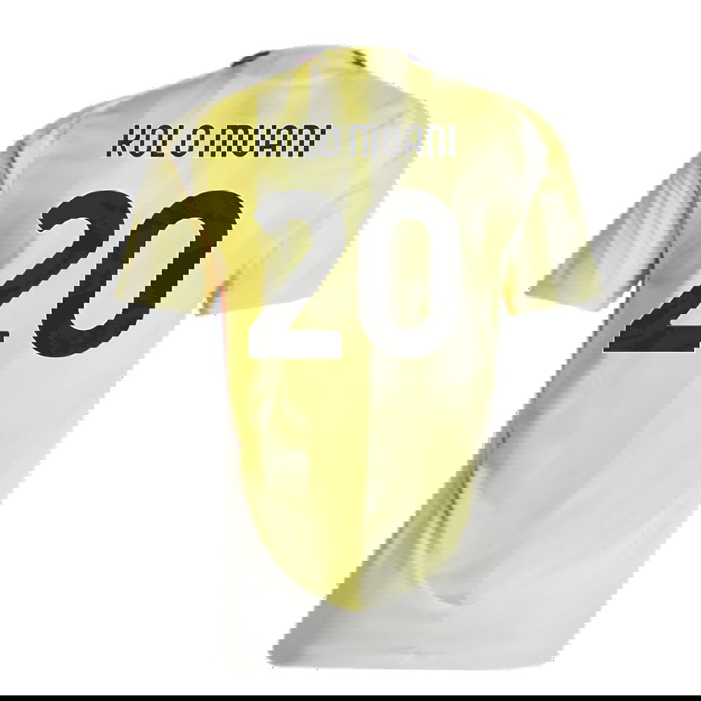 2024-2025 Juventus Authentic Away Shirt (Kolo Muani 20)