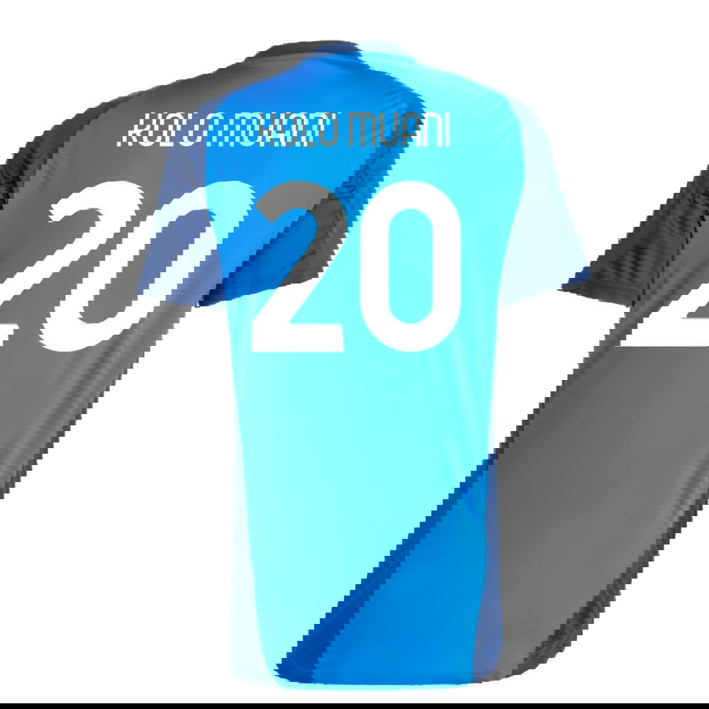 2024-2025 Juventus Training Jersey (Blue) (Kolo Muani 20)