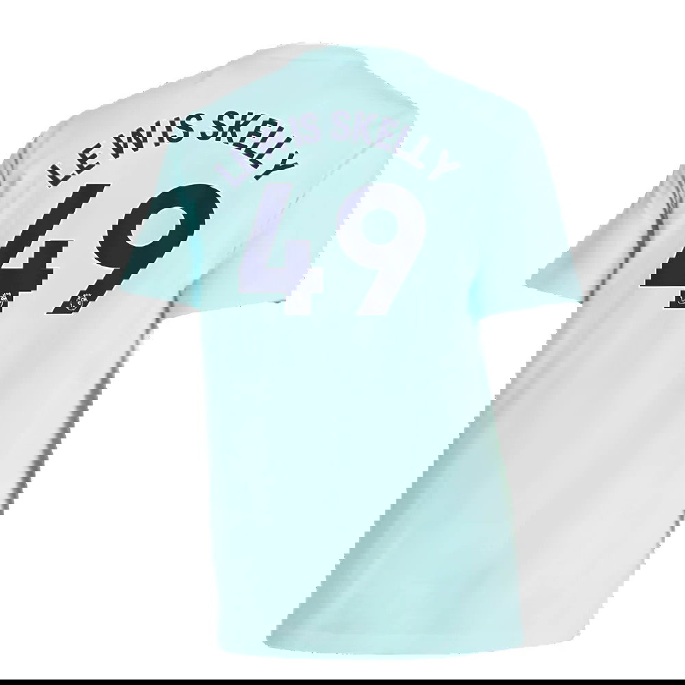 2024-2025 Arsenal Seasonal Tee (Clear Aqua) (Lewis Skelly 49)