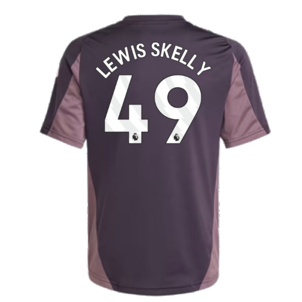 2024-2025 Arsenal Training Jersey (Aurora Black) - Kids (Lewis Skelly 49)