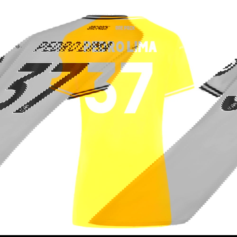 2024-2025 Wolves Home Shirt (Womens) (Pedro Lima 37)