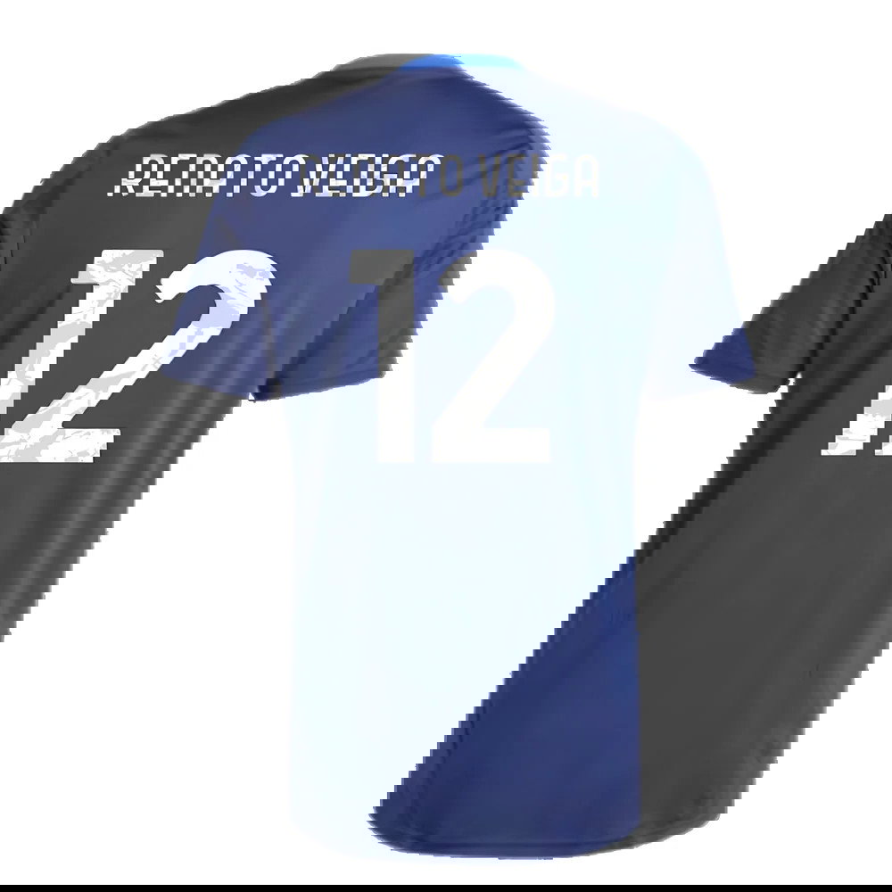 2024-2025 Juventus Training Jersey (Navy) (Renato Veiga 12)
