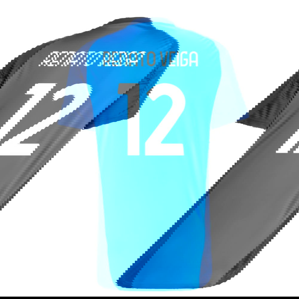2024-2025 Juventus Training Jersey (Blue) (Renato Veiga 12)