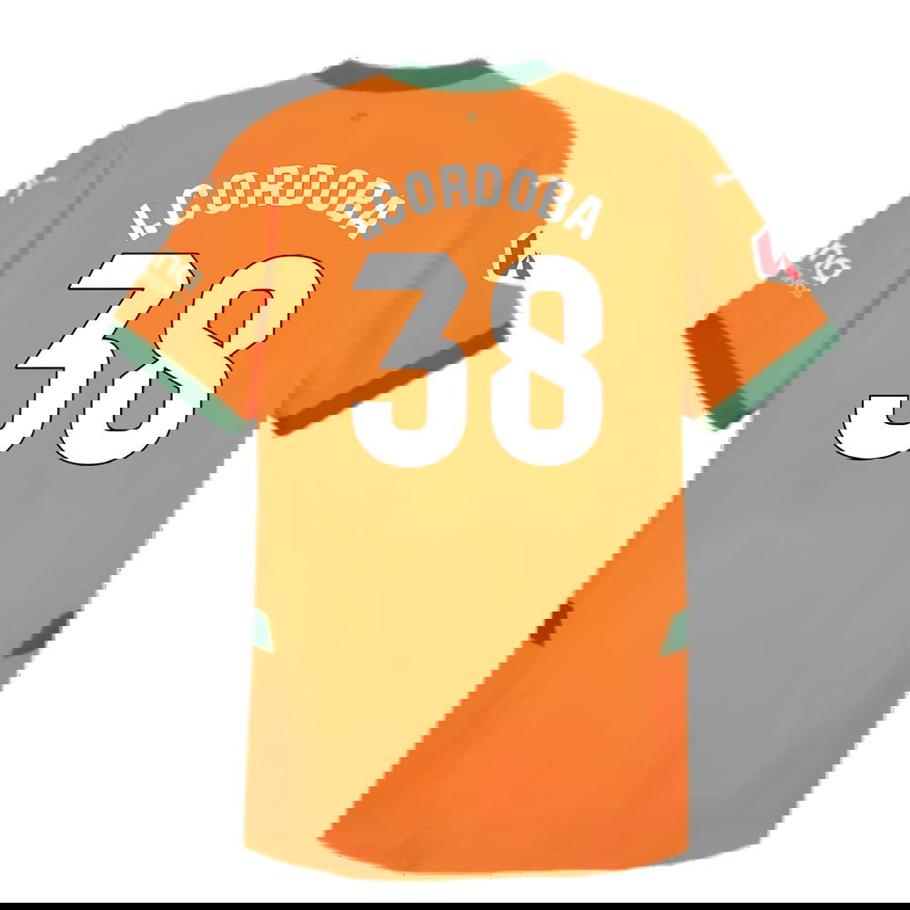 2024-2025 Valencia Third Shirt (Kids) (I.Cordoba 38)