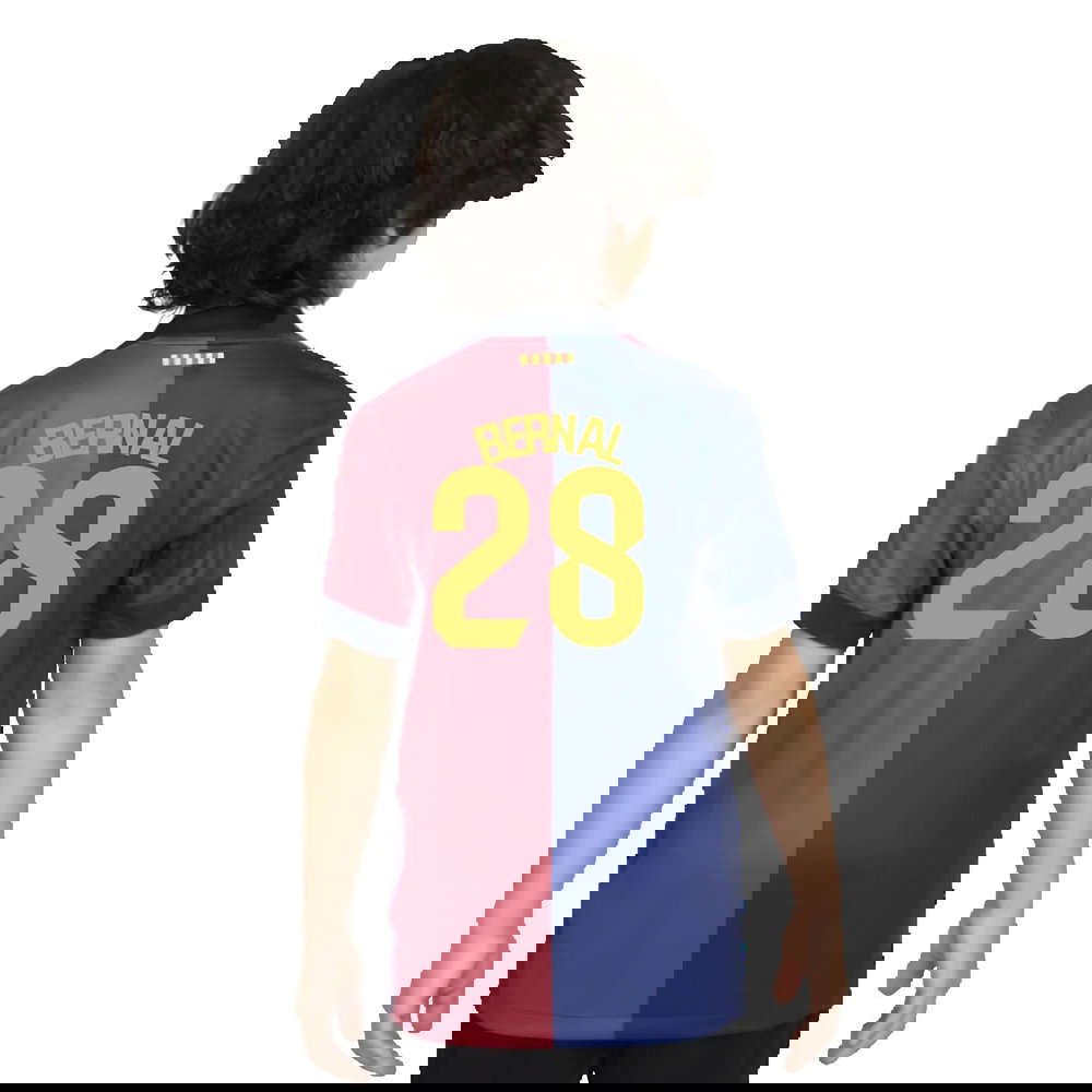 2024-2025 Barcelona Home Shirt (Sponsorless) - Kids (Bernal 28)