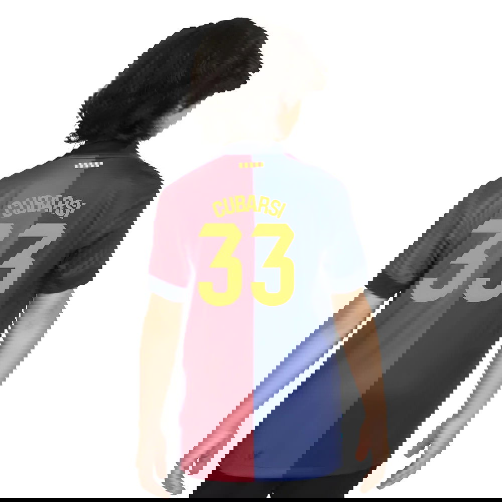2024-2025 Barcelona Home Shirt (Sponsorless) - Kids (Cubarsi 33)