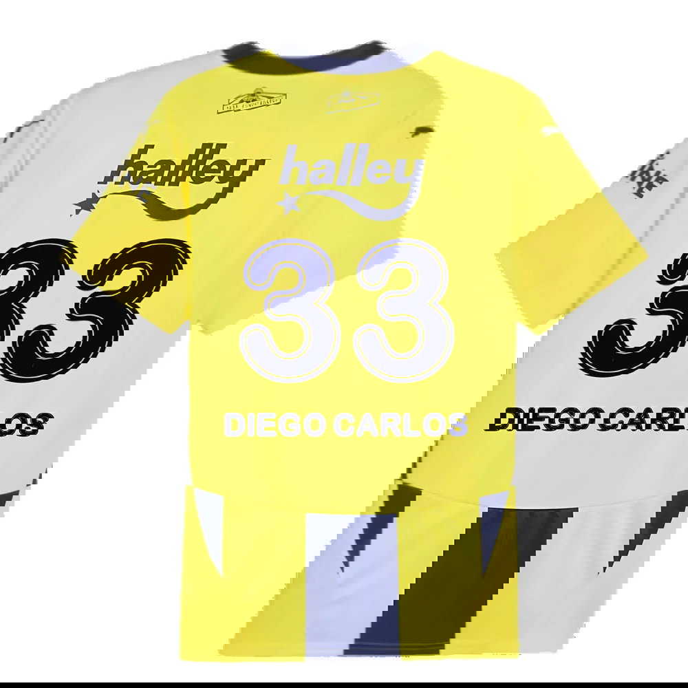 2024-2025 Fenerbahce Home Shirt (Diego Carlos 33)
